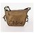 Chloé Borsa a spalla Chloe Fendi Etro in PVC nylon 3 pezzi Nero Marrone Auth 175940 - vista 9