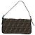 Borsa a spalla Mamma Baguette in tela Zucca FENDI nera e marrone Auth 177212SAV Nero - vista 2