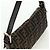 Borsa a spalla Mamma Baguette in tela Zucca FENDI nera e marrone Auth 177212SAV Nero - vista 6