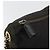 Borsa a spalla con catena Prada in nylon nero e oro Auth bs34879A D'oro - vista 10