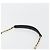 Borsa a spalla con catena Prada in nylon nero e oro Auth bs34879A D'oro - vista 8