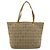 Bulgari Borsa Tote BVLGARI Logo Mania Canvas Beige Oro Auth 177518 D'oro - vista 13