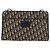 Borsa a Spalla in Tela Trotter Christian Dior Blu Navy Oro Auth 178534 D'oro - vista 2