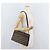 Borsa a Spalla in Tela Trotter Christian Dior Blu Navy Oro Auth 178534 D'oro - vista 22