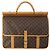 LOUIS VUITTON Borsa Boston Monogram Sac Chassour 45 M41922 LV Auth bs34738A Monogramma - vista 2