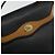 Borsa a mano Christian Dior in pelle nera e oro Auth 177815 Nero D'oro - vista 15