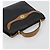 Borsa a mano Christian Dior in pelle nera e oro Auth 177815 Nero D'oro - vista 6