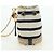 PRADA Borsa a Spalla con Catena in Tela Oro Beige Auth 177142SM D'oro - vista 3