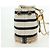 PRADA Borsa a Spalla con Catena in Tela Oro Beige Auth 177142SM D'oro - vista 4