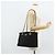 Borsa Tote a Catena Prada Nylon Nero Oro Auth 178129 D'oro - vista 24