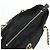Borsa Tote a Catena Prada Nylon Nero Oro Auth 178129 D'oro - vista 6