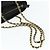 Borsa Tote a Catena Prada Nylon Nero Oro Auth 178129 D'oro - vista 7