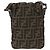 Borsa a Spalla in Tela Zucca FENDI Nera e Marrone Auth 178582 Nero - vista 2