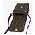 Borsa a Spalla in Tela Zucca FENDI Nera e Marrone Auth 178582 Nero - vista 9