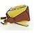 LOEWE Borsa Puzzle Piccola Hammock Borsa a Mano Pelle Marrone Oro Auth 177978SM D'oro - vista 3
