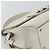 Borsa a mano Gancini in pelle bianca e argento di Salvatore Ferragamo Auth 177310A Bianco - vista 11