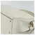 Borsa a mano Gancini in pelle bianca e argento di Salvatore Ferragamo Auth 177310A Bianco - vista 12