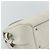 Borsa a mano Gancini in pelle bianca e argento di Salvatore Ferragamo Auth 177310A Bianco - vista 13