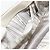 Borsa a mano Gancini in pelle bianca e argento di Salvatore Ferragamo Auth 177310A Bianco - vista 24