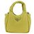 PRADA Bolso de Mano de Cuero 2 en 1 Amarillo Plata Auth 177165SAM - vista 13