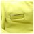 PRADA Bolso de Mano de Cuero 2 en 1 Amarillo Plata Auth 177165SAM - vista 19