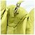 PRADA Bolso de Mano de Cuero 2 en 1 Amarillo Plata Auth 177165SAM - vista 22