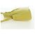 PRADA Bolso de Mano de Cuero 2 en 1 Amarillo Plata Auth 177165SAM - vista 3