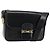 Céline Borsa a Spalla in Pelle Nera e Oro Auth 177801 Nero D'oro
