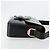 Céline Borsa a Spalla in Pelle Nera e Oro Auth 177801 Nero D'oro - vista 3