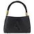 Borsa a Spalla in Pelle Nera e Oro GUCCI 108964 Auth 178939V Nero D'oro - vista 2