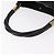 Borsa a Spalla in Pelle Nera e Oro GUCCI 108964 Auth 178939V Nero D'oro - vista 7