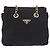 Borsa a Spalla con Catena PRADA in Nylon Nero e Oro Auth bs34842 D'oro - vista 13