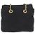 Borsa a Spalla con Catena PRADA in Nylon Nero e Oro Auth bs34842 D'oro - vista 2