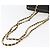 Borsa a Spalla con Catena PRADA in Nylon Nero e Oro Auth bs34842 D'oro - vista 7