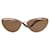 Dior Gafas retro marrones Castaño  - vista 1