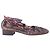 Ballerine in pelle stampata Valentino Garavani in marrone