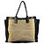 Chloé Borsa tote a doppio manico in tessuto e pelle beige / nera Chloe Multicolore