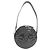Borsa a tracolla Chanel Coco Mark con finiture argentate Nero