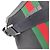Borsa a tracolla Gucci Sherry Line Nero Rosso Verde - vista 10