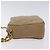 Chanel Vintage Diamond CC Camera Quilted Leather Small Beige - vista 4