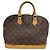 Borsa Louis Vuitton Alma in tela Monogram MM Marrone - vista 2