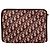 Clutch in pelle monogramma rosa Dior - vista 4