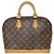 Borsa Louis Vuitton Alma in Canvas Monogram MM Marrone - vista 2