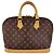 Borsa Louis Vuitton Alma in tela Monogram MM Marrone