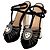 Charlotte Olympia Sandali in velluto con plateau Nero Beige
