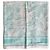 Foutah Christian Dior Toile de Jouy Sauvage en coton Bleu clair