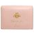 Gucci 460185 Animalier Bee Cartera Bi-fold Rosa