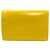 Portefeuille pliable en cuir jaune Balenciaga - vue 2