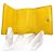 Portefeuille pliable en cuir jaune Balenciaga - vue 4