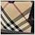 Borsa in nylon Burberry Check da donna Nero Beige - vista 17